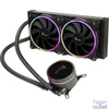 Kép 1/4 - ARGUS Gamer CPU hűtő, Vízhűtés, 2 ventilátor, AIO, Gamer, INTEL és AMD processzorokhoz, ARGB világítással