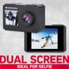 Kép 2/4 - AGFAPhoto Realimove AC7000BK akciókamera, 2,7K, 120°, wifi, 30m-ig vízálló tok, dupla kijelző