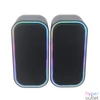 Kép 3/4 - OMEGA Hangszóró 6W, sztereo 2.0, torony, Bluetooth, RMS, RGB, 3,5mm jack, USB, fekete
