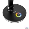 Kép 2/4 - PLATINET Asztali lámpa RGB, 12W, LED, USB-A és USB-C töltő portal, 6000K, 500 Lumen, fekete