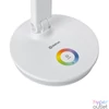 Kép 2/4 - PLATINET Asztali lámpa RGB, 12W, LED, USB-A és USB-C töltő portal, 6000K, 500 Lumen, fehér