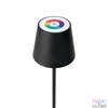 Kép 2/3 - PLATINET Asztali lámpa RGB,  1,5W, LED, 3000K, 100 Lumen, akkumulátoros, vízálló, 4000mAh, 10 óra üzemidő, fekete