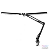 Kép 1/3 - PLATINET Asztali lámpa 20W, 500Lm, flexibilis, LED, rajzasztali lámpa, dupla lámpatest, fekete