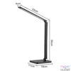 Kép 4/4 - PLATINET Asztali lámpa 20W, vezetéknélküli töltővel, 5 fényárnyalat, 500Lm, IP20, ezüst