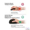 Kép 3/8 - Advance Egér vezeték nélküli - VERTICAL PLUS MOUSE (2400 DPI, 6 gomb, ergonomikus, fekete)