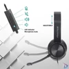 Kép 5/9 - Advance Fejhallgató - SMARTPHONICS 750 (3,5mm Jack/USB, 1,9m kábel, fekete)