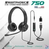 Kép 7/9 - Advance Fejhallgató - SMARTPHONICS 750 (3,5mm Jack/USB, 1,9m kábel, fekete)