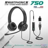 Kép 7/9 - Advance Fejhallgató - SMARTPHONICS 750 (3,5mm Jack/USB, 1,9m kábel, fekete)
