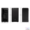 Kép 4/8 - Be Quiet! Számítógépház - Pure Base 600 Window Black (ATX, edzett üveg oldallap, fekete)