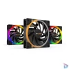 Kép 5/6 - Be Quiet! Cooler 12cm - LIGHT WINGS 120mm PWM high-speed Triple-Pack (RGB, 2500rpm, 31dB, fekete)