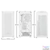 Kép 3/11 - Be Quiet! Számítógépház - Shadow Base 800 FX White (ATX, edzett üveg oldallap, fehér)