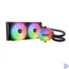 Kép 1/7 - Be Quiet! CPU Water Cooler - LIGHT LOOP 240mm Black (2x120mm, csatlakozó: 3pin, cső hossza: 400mm, fekete)