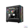 Kép 2/7 - Be Quiet! CPU Water Cooler - LIGHT LOOP 240mm Black (2x120mm, csatlakozó: 3pin, cső hossza: 400mm, fekete)
