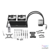 Kép 7/7 - Be Quiet! CPU Water Cooler - LIGHT LOOP 240mm Black (2x120mm, csatlakozó: 3pin, cső hossza: 400mm, fekete)