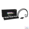Kép 6/7 - Be Quiet! CPU Water Cooler - LIGHT LOOP 360mm Black (3x120mm, csatlakozó: 3pin, cső hossza: 400mm, fekete)