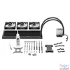 Kép 7/7 - Be Quiet! CPU Water Cooler - LIGHT LOOP 360mm Black (3x120mm, csatlakozó: 3pin, cső hossza: 400mm, fekete)
