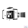 Kép 4/9 - Be Quiet! Számítógépház - LIGHT BASE 600 DX Black (ATX, edzett üveg oldallap, fekete)