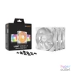 Kép 5/5 - Be Quiet! Cooler 12cm - LIGHT WINGS LX 120mm PWM White Triple-Pack (RGB, 1600rpm, 25,5dB, fehér)