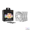 Kép 5/5 - Be Quiet! Cooler 12cm - LIGHT WINGS LX 120mm PWM high-speed White Triple-Pack (RGB, 2100rpm, 30,9dB, fehér)