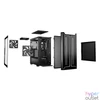 Kép 4/8 - Be Quiet! Számítógépház - Pure Base 501 DX Black (ATX, edzett üveg oldallap, fekete)