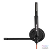 Kép 2/5 - Bluestork Fejhallgató - MC301 Office Headset (mikrofon; hangerő szabályzó, 3,5 Jack, fekete)