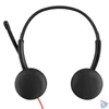 Kép 3/5 - Bluestork Fejhallgató - MC301 Office Headset (mikrofon; hangerő szabályzó, 3,5 Jack, fekete)