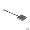 Kép 3/5 - Bluestork USB Hub - HUB-DUO-HDMI (USB3.0, USB-C to 2xHDMI + USB-C, 4K@30Hz, szürke)