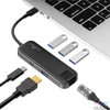 Kép 5/5 - Bluestork USB Hub - HUB-OFFICE (USB-C to 3xUSB 2.0 port + 1xUSB-C + 1xHDMI + 1xRJ45, szürke)