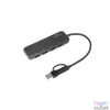 Kép 4/10 - Bluestork USB Hub - HUB-FIRST (4xUSB3.0, USB-C + USB-A, Windows, Mac)