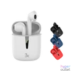 Kép 1/2 - Bluestork Fülhallgató Vezeték Nélküli - BE POP 2 WHITE (Bluetooth v5.0, mikrofon, fehér)