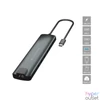 Kép 1/5 - Conceptronic Notebook Dokkoló - DONN06G (USB-C to HDMI+USB-C PD:60W+USB-A+SD/TF+RJ-45, fekete)