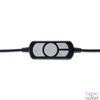 Kép 2/4 - Conceptronic Fejhallgató - POLONA01B (USB, hangerőszabályzó, felhajtható mikrofon, 200 cm kábel, fekete)