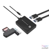 Kép 1/5 - Conceptronic Aktív USB Hub - HUBBIES11BP (4 port, USB3.0, 90cm kábel, Hálózati táp, fekete)