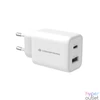 Kép 1/4 - Conceptronic telefon töltő adapter - ALTHEA11W (USB-C+USB-A, 33W, fehér)
