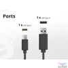 Kép 5/9 - Conceptronic telefon töltő adapter - ALTHEA15B (USB-C+USB-A, 20W, fekete)