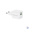 Kép 2/9 - Conceptronic telefon töltő adapter - ALTHEA15W (USB-C+USB-A, 20W, fehér)