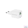 Kép 2/9 - Conceptronic telefon töltő adapter - ALTHEA15W (USB-C+USB-A, 20W, fehér)