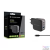 Kép 3/9 - Conceptronic telefon töltő adapter+kábel - ALTHEA17B (2xUSB-C+USB-A, 67W, USB-C töltő kábel, fekete)