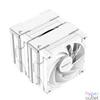 Kép 8/15 - DeepCool CPU Cooler - AK620 WH (28 dB; max, 117,21 m3/h; 4pin csatlakozó, 6 db heatpipe, 2x12cm, PWM)