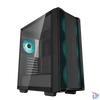 Kép 1/13 - DeepCool Számítógépház - CC560 V2 (fekete, ablakos, 4x12cm LED venti, Mini-ITX / Micro-ATX / ATX, 1xUSB3.0, 1xUSB2.0)