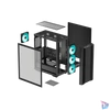 Kép 12/13 - DeepCool Számítógépház - CC560 V2 (fekete, ablakos, 4x12cm LED venti, Mini-ITX / Micro-ATX / ATX, 1xUSB3.0, 1xUSB2.0)