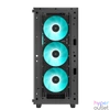 Kép 4/13 - DeepCool Számítógépház - CC560 V2 (fekete, ablakos, 4x12cm LED venti, Mini-ITX / Micro-ATX / ATX, 1xUSB3.0, 1xUSB2.0)