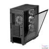 Kép 7/13 - DeepCool Számítógépház - CC560 V2 (fekete, ablakos, 4x12cm LED venti, Mini-ITX / Micro-ATX / ATX, 1xUSB3.0, 1xUSB2.0)