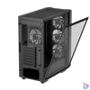 Kép 7/13 - DeepCool Számítógépház - CC560 V2 (fekete, ablakos, 4x12cm LED venti, Mini-ITX / Micro-ATX / ATX, 1xUSB3.0, 1xUSB2.0)