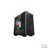 Kép 3/10 - DeepCool Számítógépház - MATREXX 40 3FS (ablakos, 3x LED ventiilátor, mATX, 1xUSB3.0, 1xUSB2.0)
