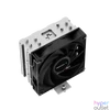 Kép 2/10 - DeepCool CPU Cooler - AG400 (31,6 dB; max, 128,93 m3/h; 4pin csatlakozó, 4 db heatpipe, 12cm, PWM)