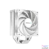 Kép 1/10 - DeepCool CPU Cooler - AK400 WH (29 dB; max, 112,93 m3/h; 4pin csatlakozó, 4 db heatpipe, 12cm, PWM, fehér)