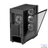 Kép 8/14 - DeepCool Számítógépház - CC560 A-RGB V2 (fekete, ablakos, 4x12cm venti, Mini-ITX / Micro-ATX / ATX, 1xUSB3.0, 1xUSB2.0)
