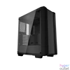 Kép 1/14 - DeepCool Számítógépház - CC560 Limited (fekete, ablakos, venti nélkül, Mini-ITX / Micro-ATX / ATX, 1xUSB3.0, 1xUSB2.0)