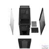 Kép 7/14 - DeepCool Számítógépház - CC560 Limited (fekete, ablakos, venti nélkül, Mini-ITX / Micro-ATX / ATX, 1xUSB3.0, 1xUSB2.0)